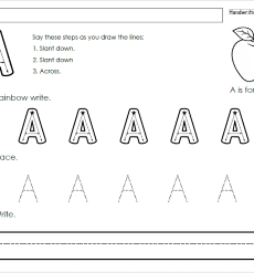 [Freebie] ABC Handwriting Tracing Practice Letters A to Z